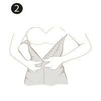 enfiler sa gaine ventre plat etape 2